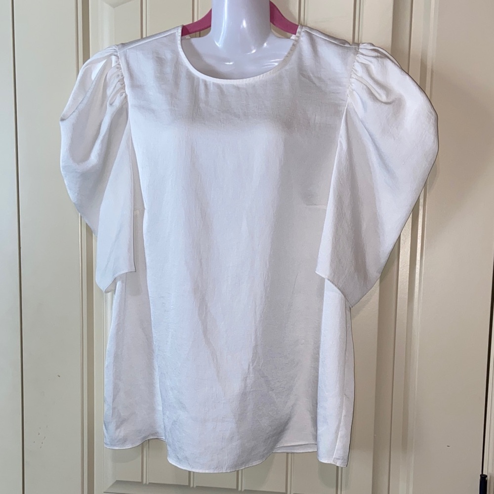Express Cream Puff Sleeve Blouse